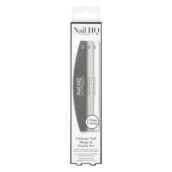Nail HQ Ultimate Nail Shape & Finish Set - 3 Pack