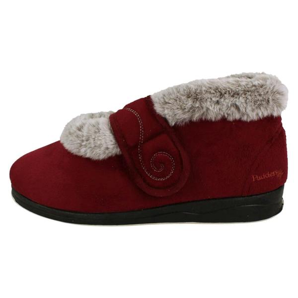 Padders Ladies Padders Cross Strap Slippers - Hush