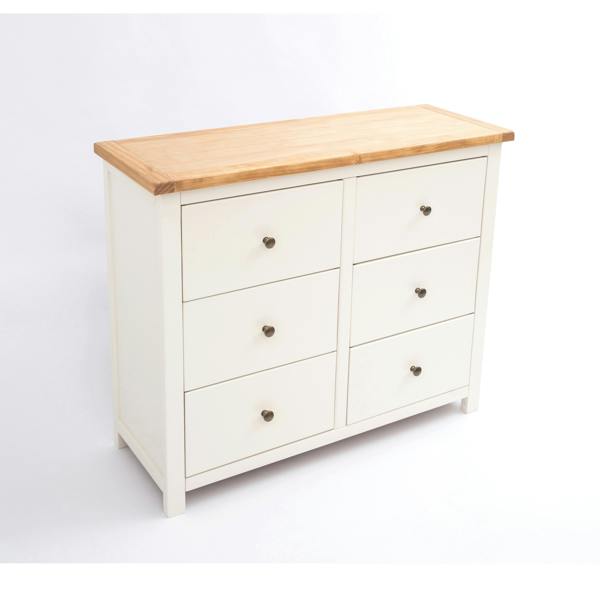 Cabinet Bits Maggiori 6 Drawer Chest of Drawers Brass Knob