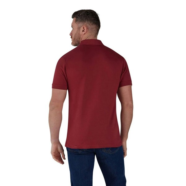 Raging Bull Mens Classic Organic Polo Shirt - Claret