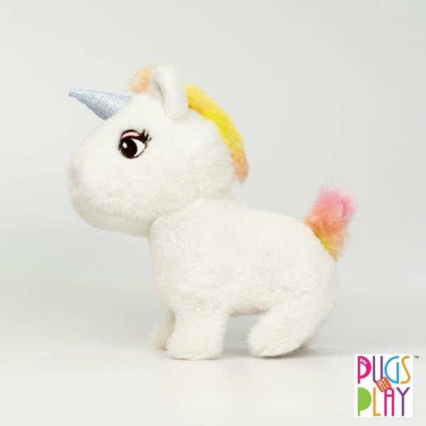 Pugs at Play Sugar Cream Unicorn Plush Toy