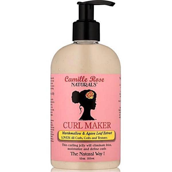 camille rose curl maker curling jelly​ with aloe juices which promotes healthy hair growth.