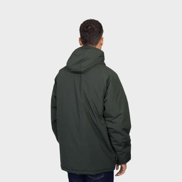 Fred Perry Padded Zip Through Jacket Night Green