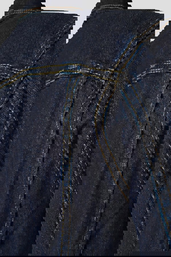 ENORSIA Long Sleeve Raw Denim Jacket