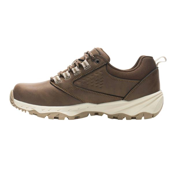 Regatta Womens/Ladies Amble Synthetic Leather Waterproof Walking Shoes - Chestnut/Warm Beige - 