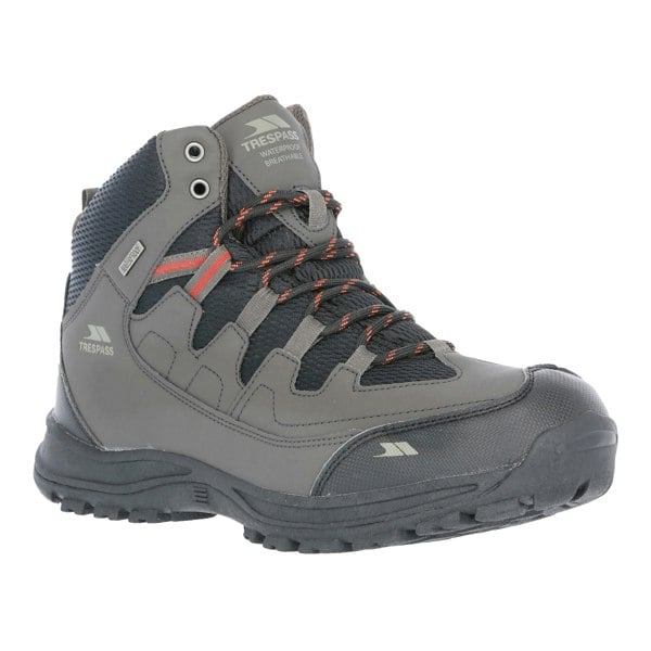 Trespass Mens Finley Waterproof Walking Boots - Coffee