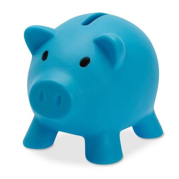 MidOcean Softco Piggy Bank - Turquoise - 
