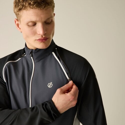 Dare 2B Mens Oxidate Windshell Jacket - Black/Ebony