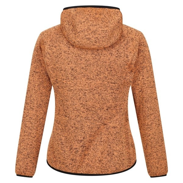 Regatta Womens/Ladies Newhill Marl Hooded Fleece Jacket - Apricot Crush