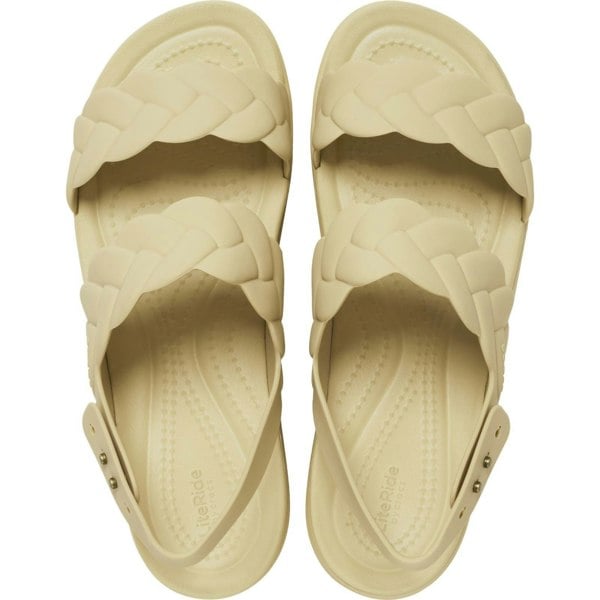 Crocs Brooklyn Woven Thermoplastic Women's Chai Sandals