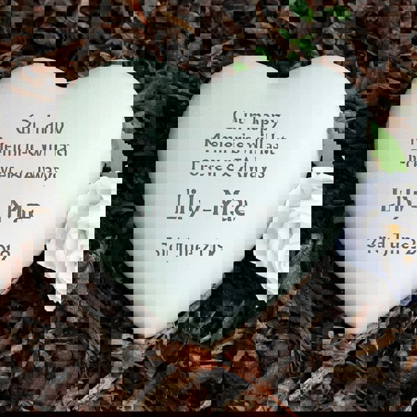 Personalised Memento Company Personalised Heart Memorial