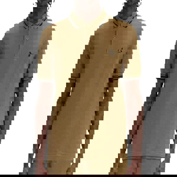 Fred Perry M3600 U40 Brown Polo Shirt Mens XS