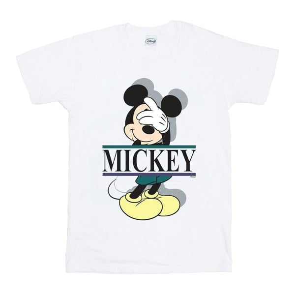 Disney Boys Mickey Mouse Letters T-Shirt - White