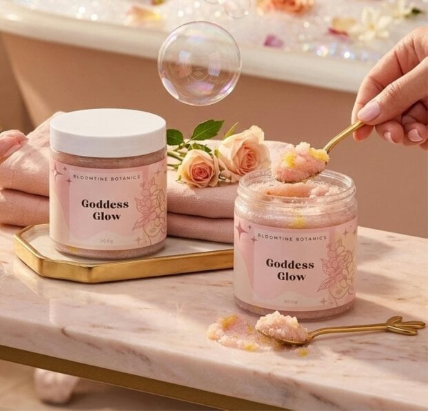 BLOOMTINE Indulgent Goddess Glow Foaming Scrub