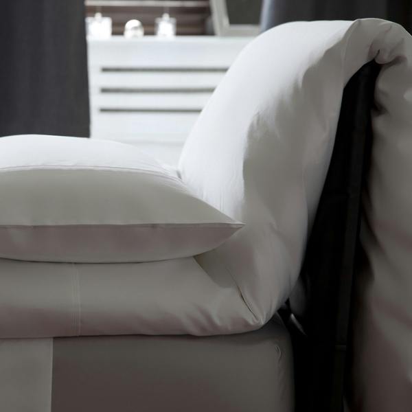 Belledorm Premium Blend 500 Thread Count Duvet Cover - White - 