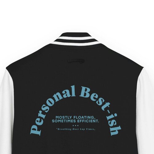 Anchor & Crew Personal Best-ish Swimming Club League Cotton Varsity Letterman Jacket