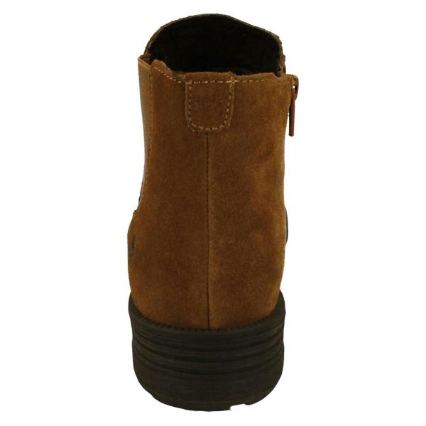 Hush Puppies Ladies Hush Puppies Block Heeled Ankle Boots Madisyn