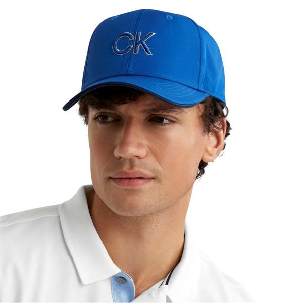 Calvin Klein Mens Golf Baseball Cap - Royal Blue - 