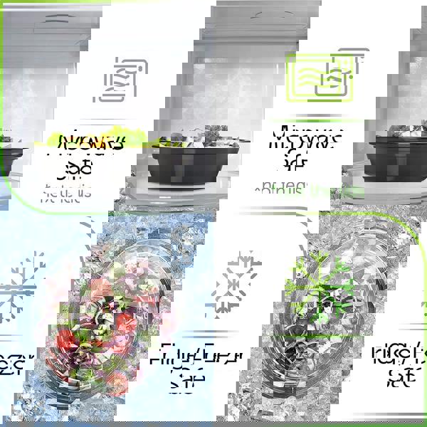 ECONX 32oz Round Meal Prep Food Containers With Lid Reusable BPA Free Food Storage Box