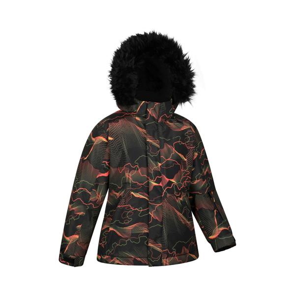 Mountain Warehouse Childrens/Kids Berg Abstract Ski Jacket - Black - 