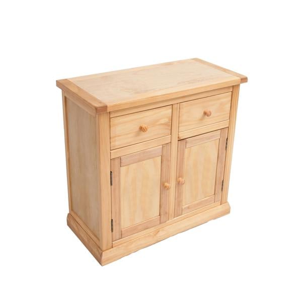 Cabinet Bits Lucca Waxed 2 Drawer 2 Door Sideboard Wood Knob