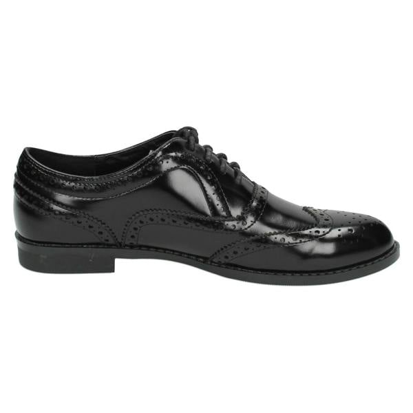 Spot On Ladies Spot On Casual Brogue Style Shoes