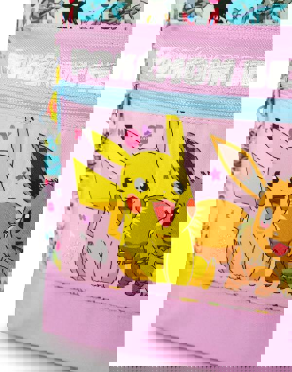 Pokemon Girls Multicoloured Front Print Backpack (One Size)