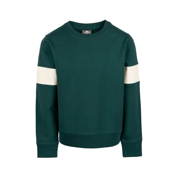 Trespass Boys Antro Long-Sleeved Sweatshirt - Pine