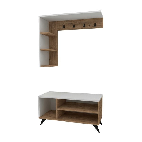 Destina Home Hallway Coat Rack with Shelves Cassia