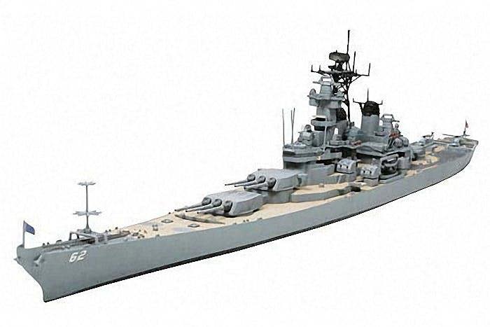 Tamiya US Navy Battleship BB-62 New Jersey (1:700 Scale)