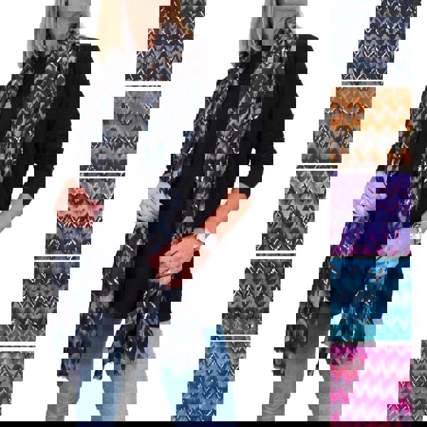 Paulo Due Golden Wave Pattern Fashion Scarf