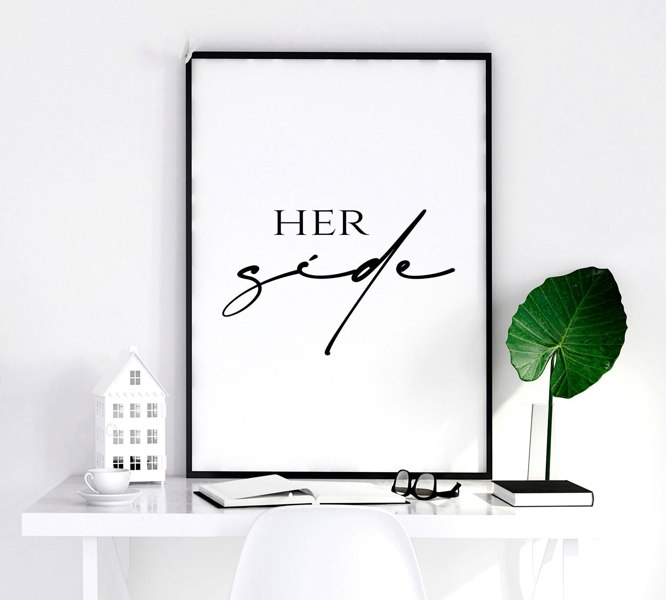 1st wedding anniversary gift | set of 2 wall art prints