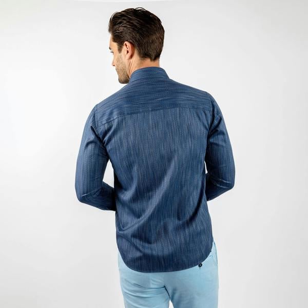 LUXURY KNITTED CLASSIC JACQUARD SHIRT – Premium Men's Patterned Shirt by Claudio Lugli | Bold Design, Tailored Fit, Best Printed Shirts