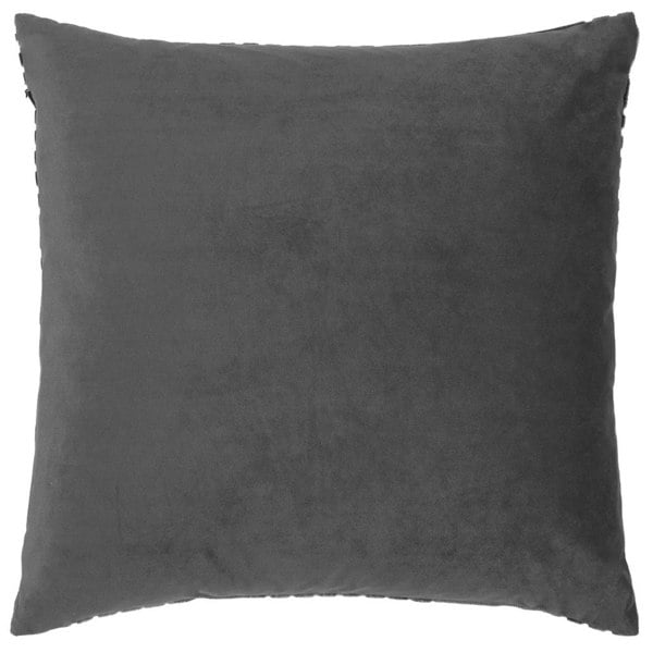 Paoletti Evoke Cut Cushion Cover - Charcoal