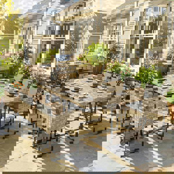 Patio Rattan Dining Set