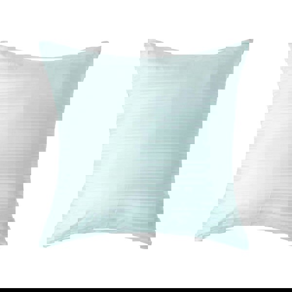 HOMESCAPES Silky 330 TC Egyptian Cotton Satin Stripe Pillowcase, European Size