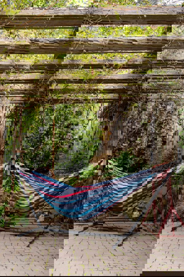 Vivere's Combo - Double Denim Hammock with Stand (9ft)