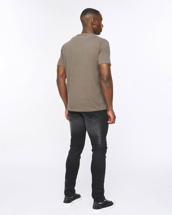 Duck and Cover Mersak T-Shirt Dark Olive