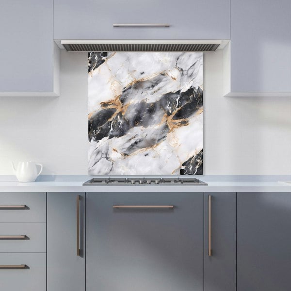 Warren Reed - Designer Exquisite White Marble Effect Kitchen Splashback