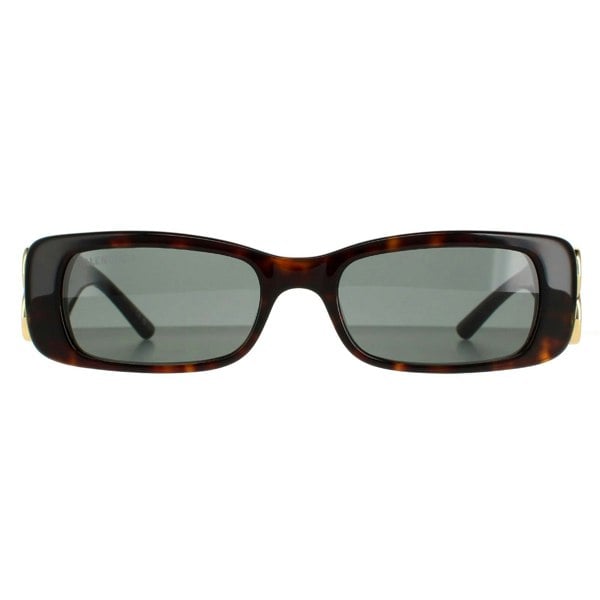 Balenciaga Sunglasses BB0096S 002 Dark Havana Green