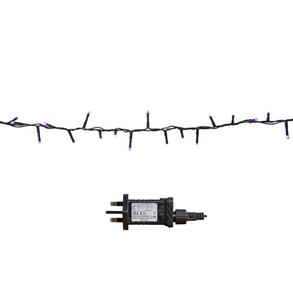 Samuel Alexander 18.7m 750 LED TreeBrights Christmas String Lights with Timer in Blue, White & Purple