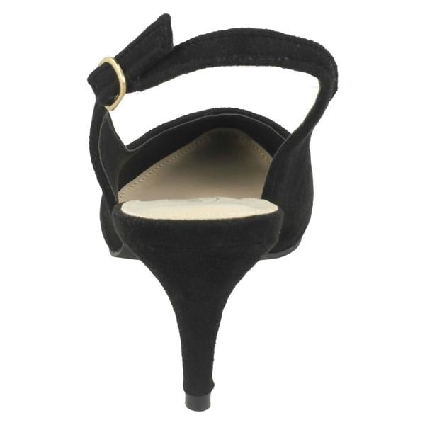 Spot On Ladies Spot On Mid Heel Slingback Court Shoes