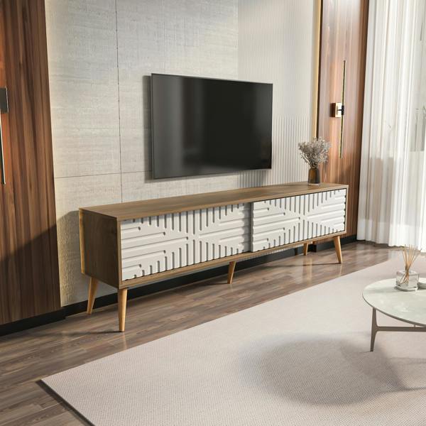 Decorotika Riso Modern Tv Stand TV Cabinet for TV's up to 65"