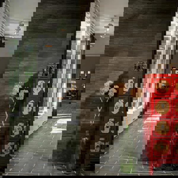 WALPLUS W3DP0033 - Charcoal Black Wood Look Planks