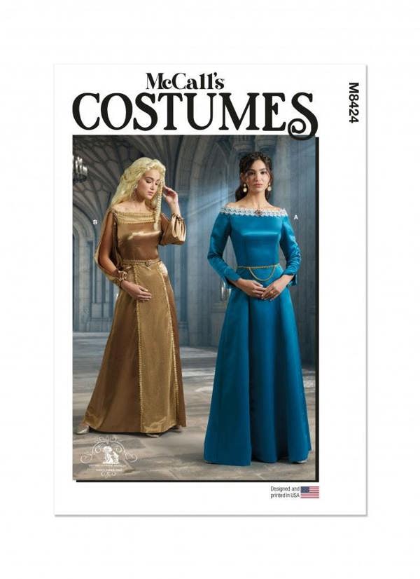 McCalls 8424 Paper Sewing Pattern – Women's Costume, Intermediate