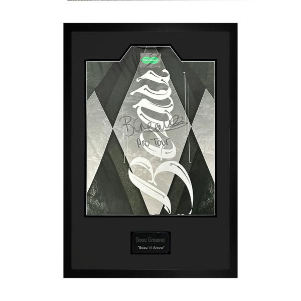 Beau Greaves Signed Match Worn Shirt Premium Frame