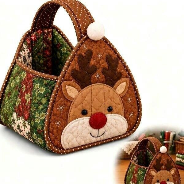 Leaper Christmas DIY Quilted Tote Bag Kit
