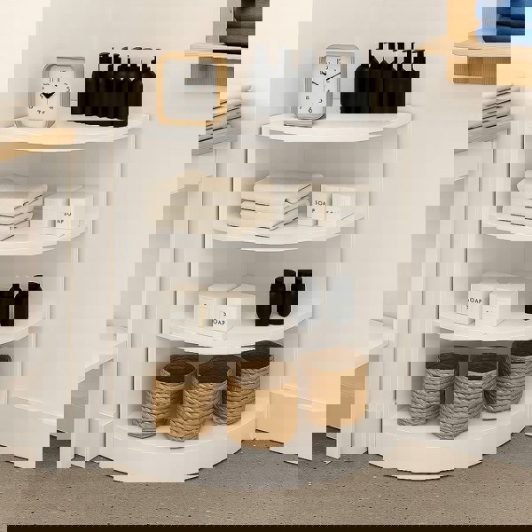 Monstershop Retail Shop Corner Counter LM60 - White