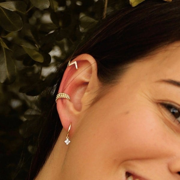 Gold Trip Tidal Ear Cuff