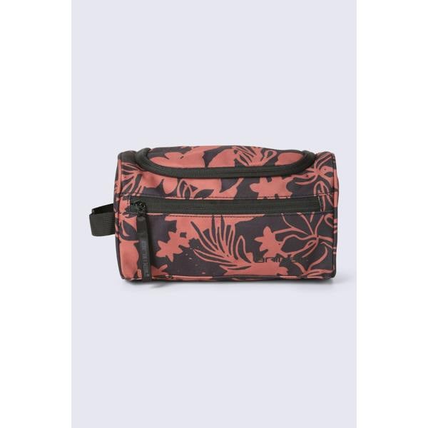 Animal Tropical Recycled Toiletry Bag - Rust - 